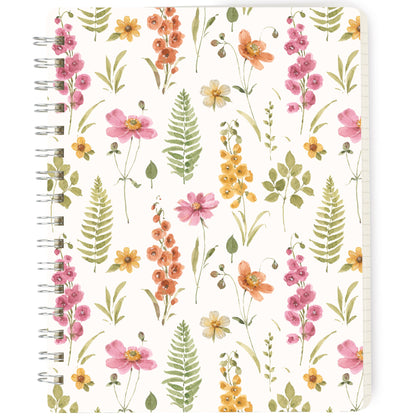 Flower Garden Spiral Notebook