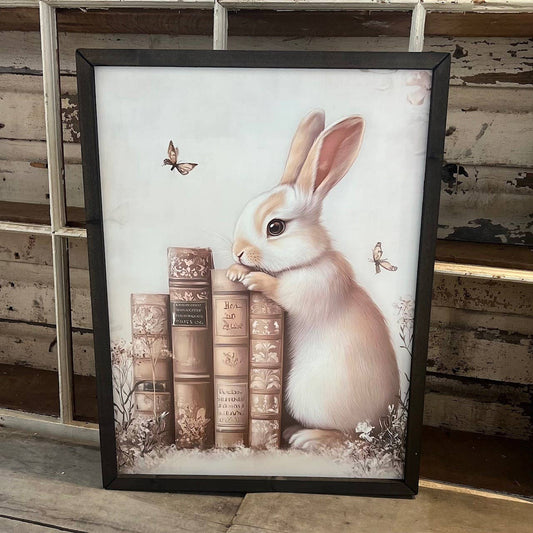 Vintage Spring Bunny Box Frame