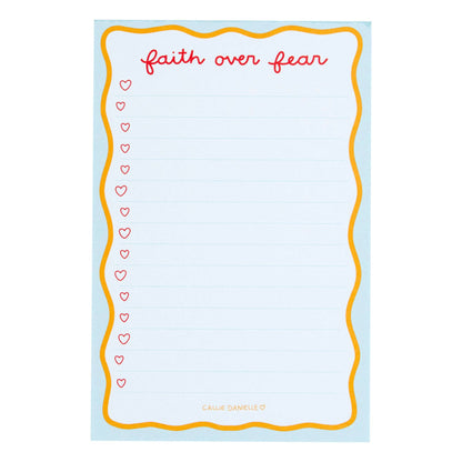 Faith Over Fear Notepad