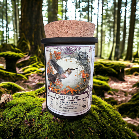 Clearing for Clarity Smudge Candle the Humming Bird