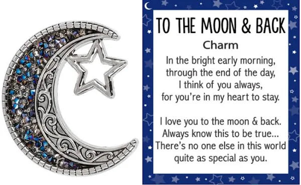 To The Moon & Back Charm