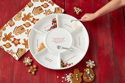 Christmas Cookie Decorating Tray