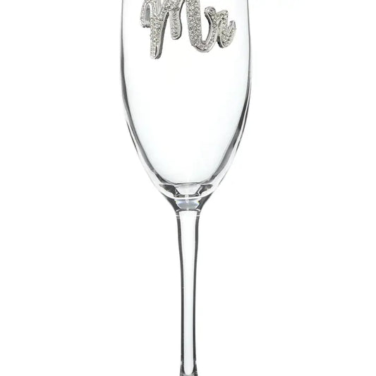 Mr. Jeweled Champagne Glass