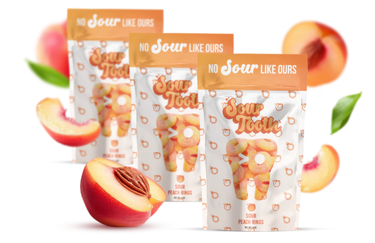 Sour Peach Rings Candy