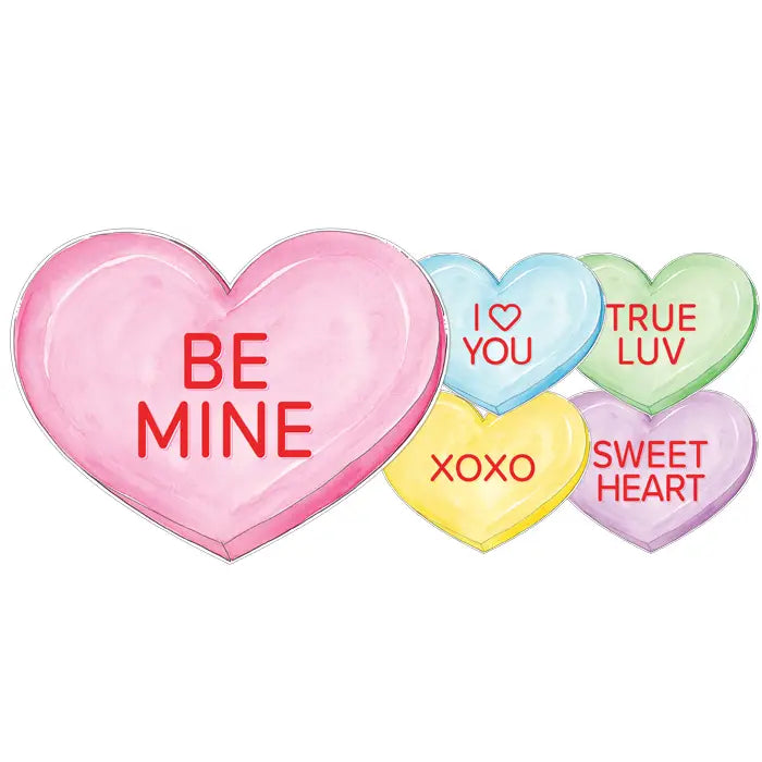 Posh Placemats - Candy Conversation Hearts