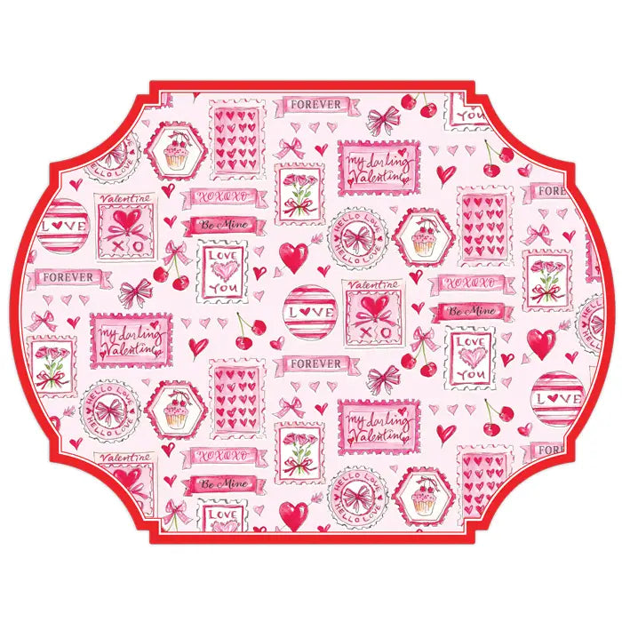 Posh Placemats - Valentine Stamps