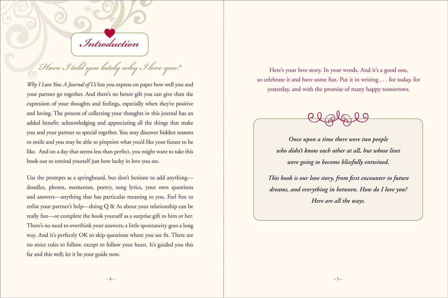 Why I Love You A Journal of Us