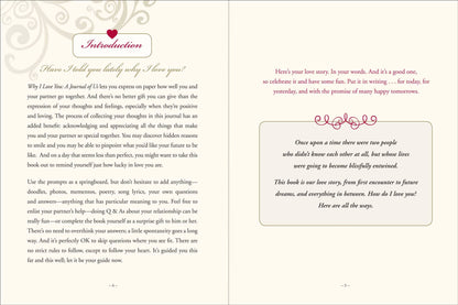 Why I Love You A Journal of Us