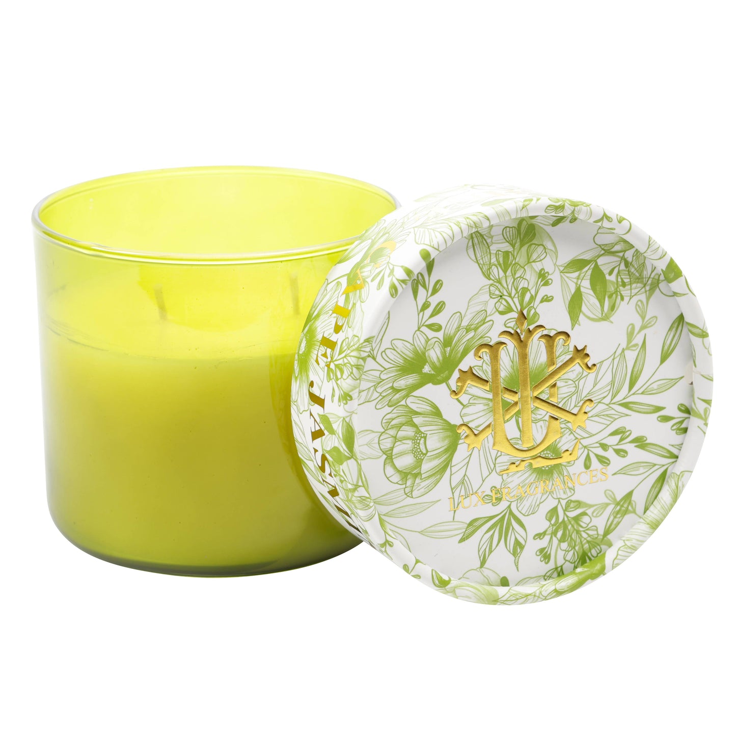 Cape Jasmine 15 oz 2 wick Decorative Lid Candle