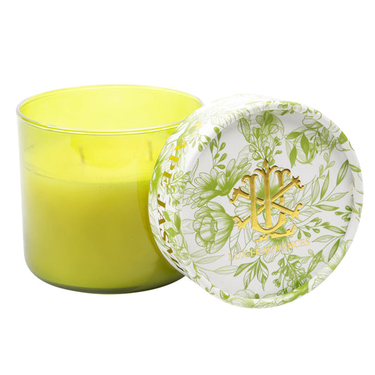 Cape Jasmine 15 oz 2 wick Decorative Lid Candle