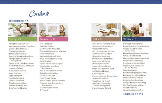 Libros de regalos y artículos especiales de Harvest House Publishers: ideas de decoración en 10 minutos