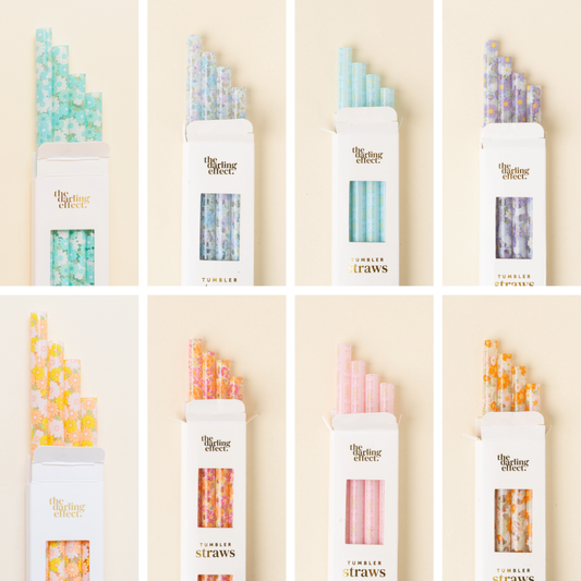 40oz Tumbler Straw Set of Four