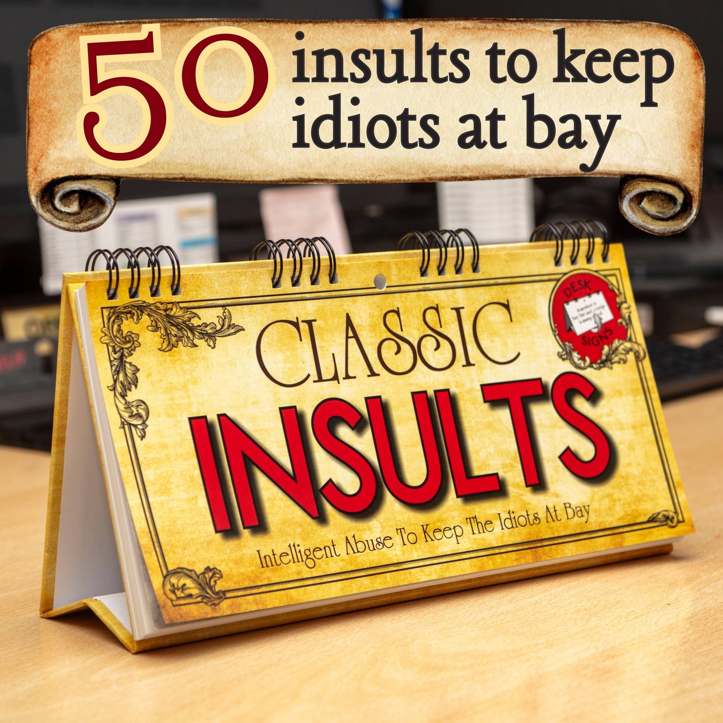 Classic Insults Flip Book - Funny Novelty Gifts
