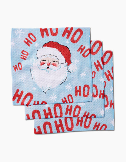 Geometry - Merry Santa Claus Dishcloth Set