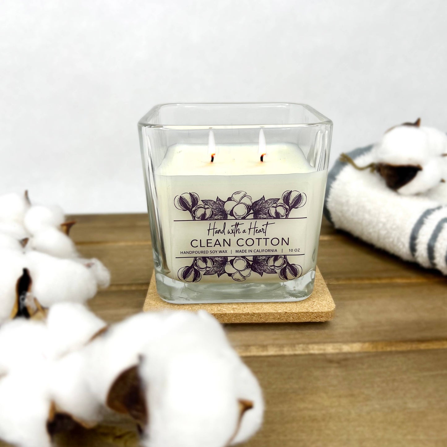 Clean Cotton Soy Wax Candle