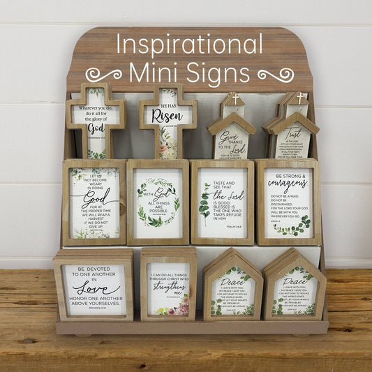 Mini Inspirational Signs - assorted-sold separately