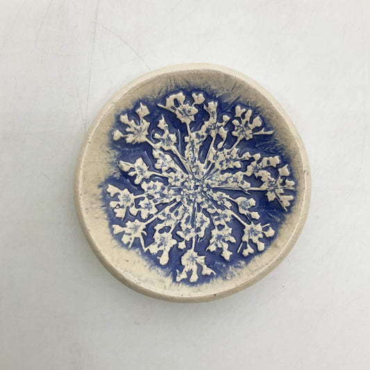 Pottery Dish Bowl - Queen Anne Snowflake