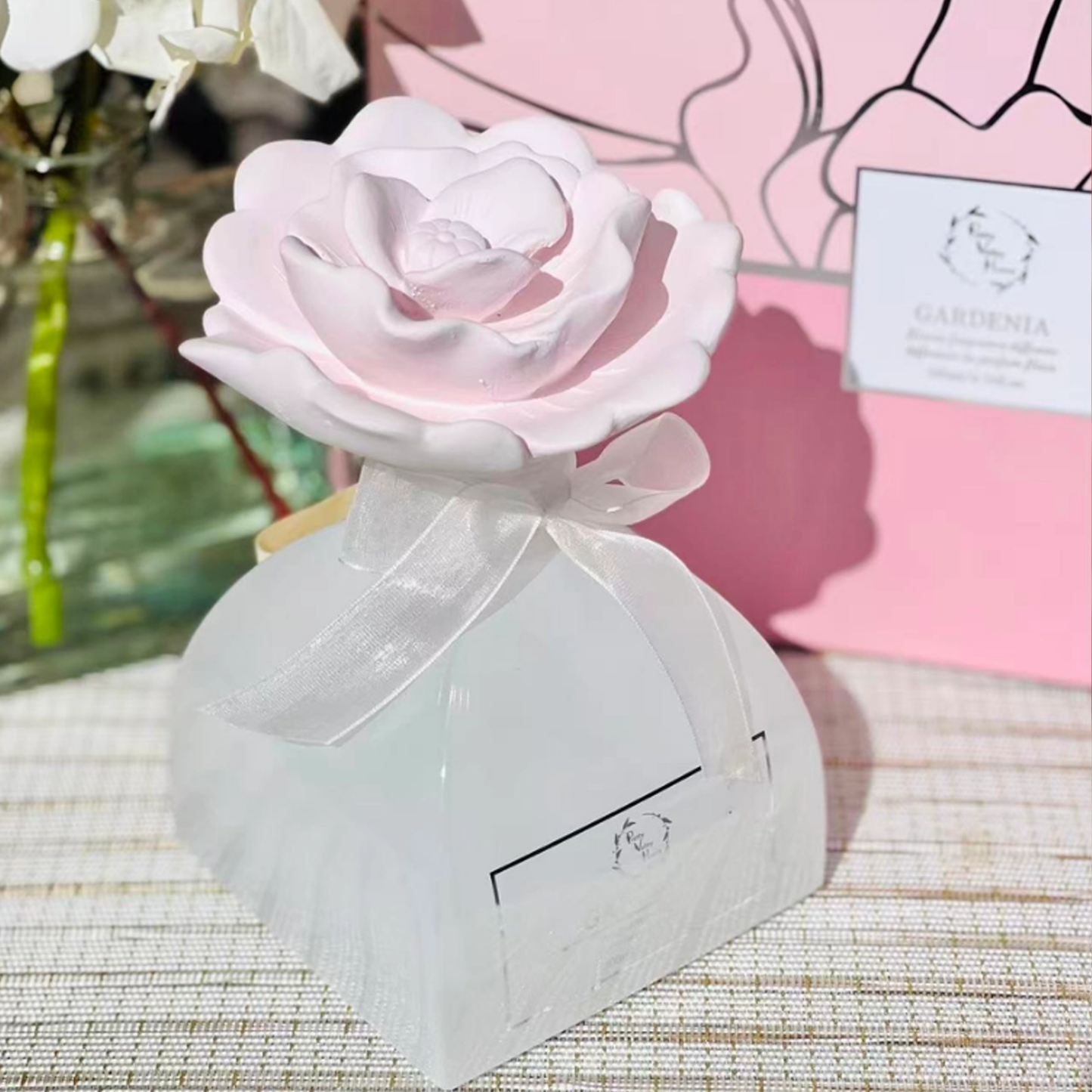 Diffuser Set Sunshine Ceramic Set -Gardenia