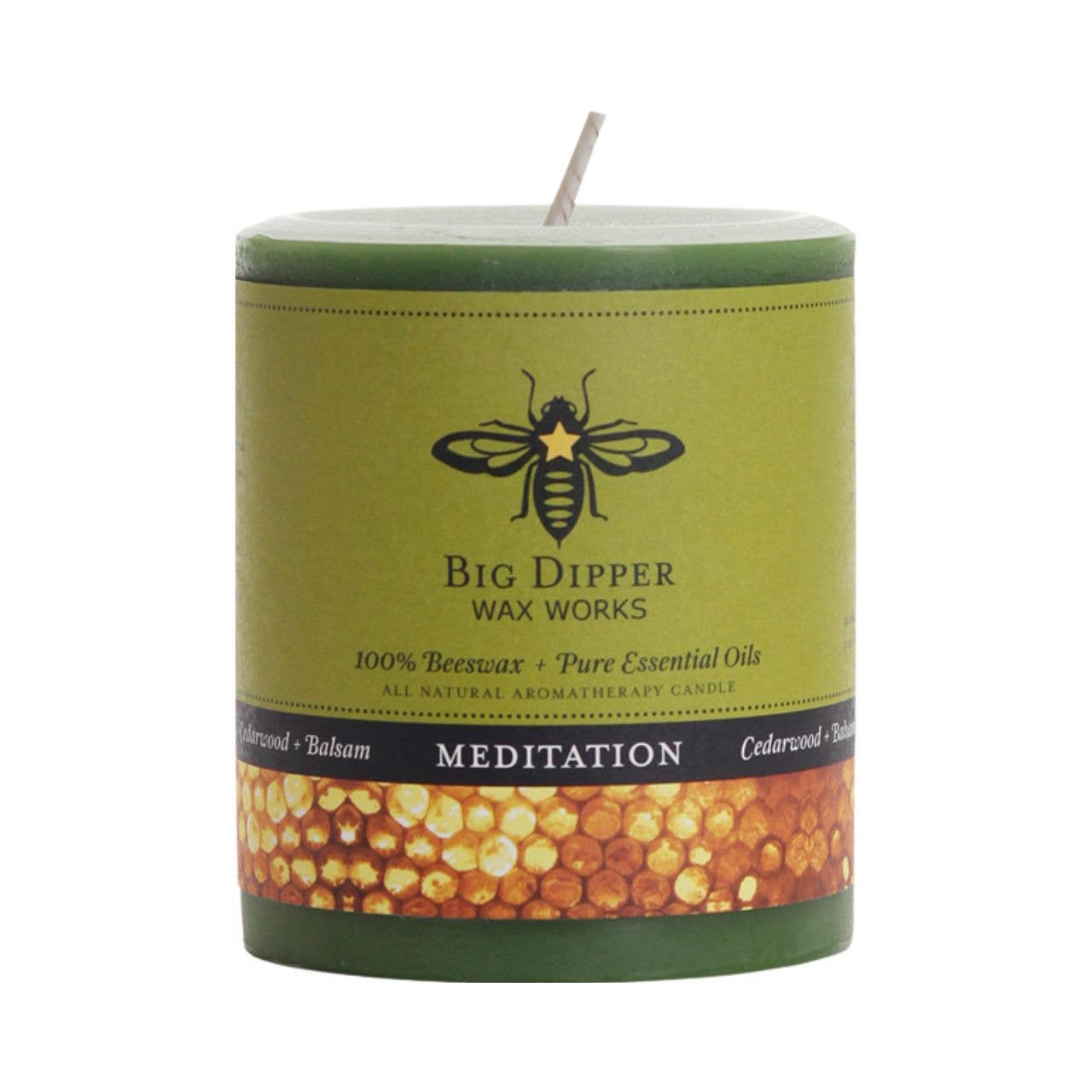 Beeswax Pillar Candle – Aromatherapy