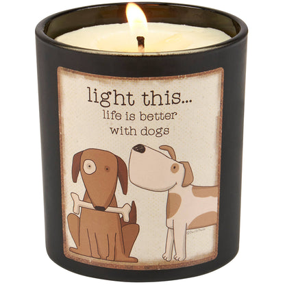 Better With Dogs Candle