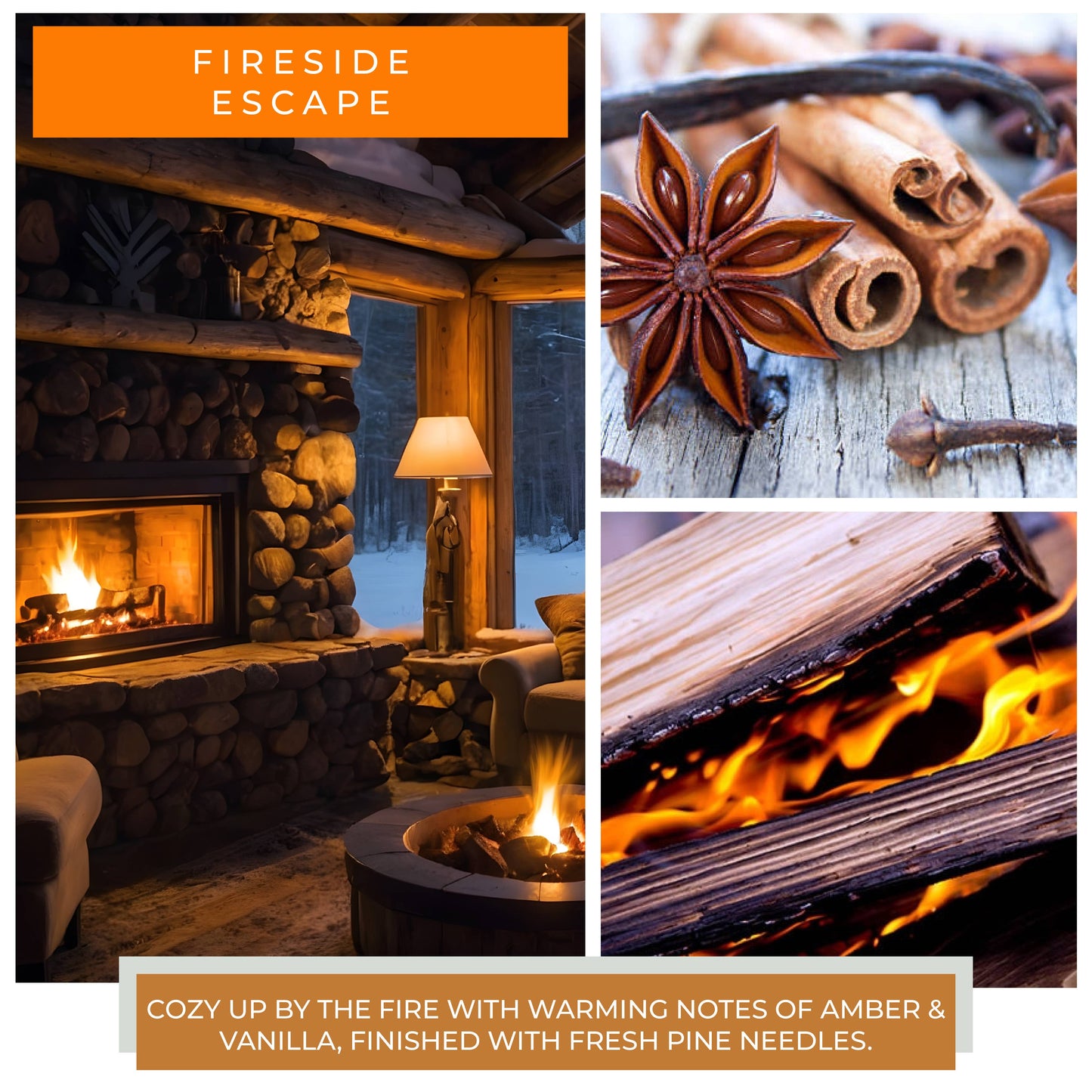 Fireside Escape Candle (34oz.)