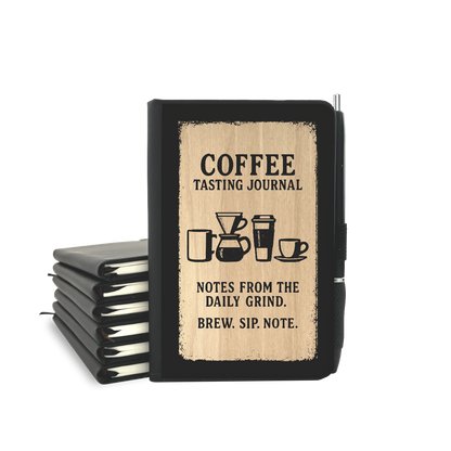 Coffee Tasting Journal - Wood Cover