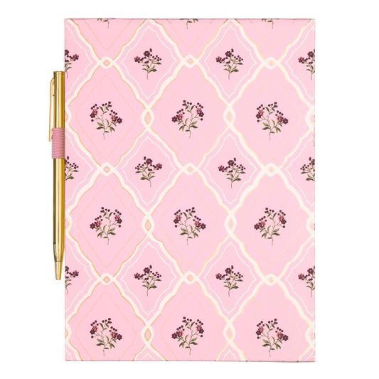 Heritage Blooms Vintage Flip Pad with Pen