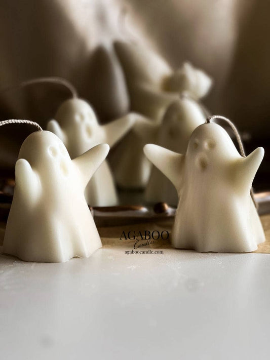 Halloween Cute Ghosts  Candle 3x3in