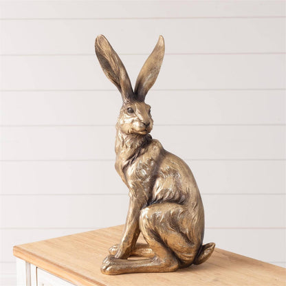Golden Hare Figurine