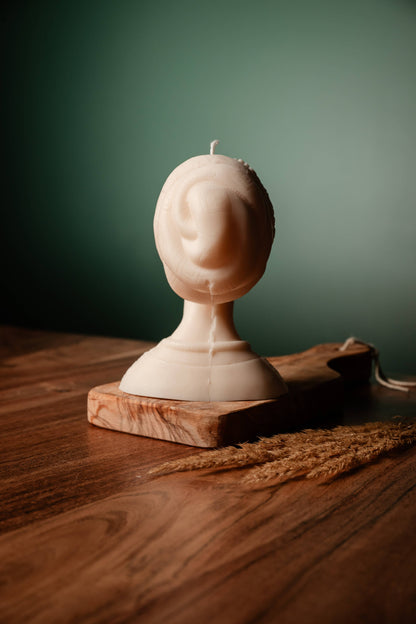 African Female Figure Candle