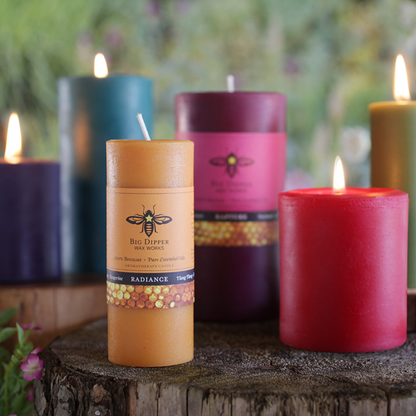 Beeswax Pillar Candle – Aromatherapy