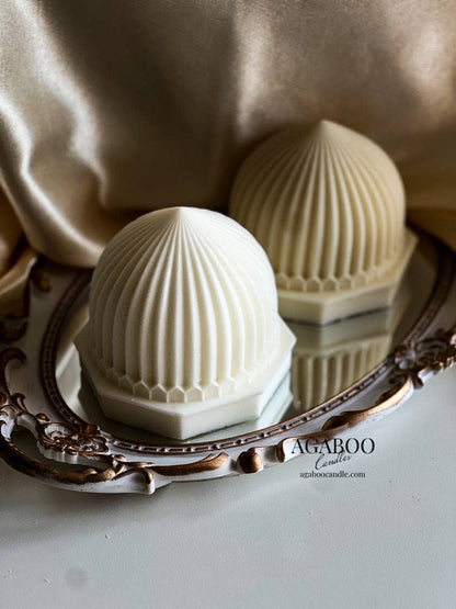Exotic Cultural Domes Candle 4x4.5in - Religion - Shaped