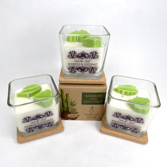Bamboo & Coconut Soy Wax Candle