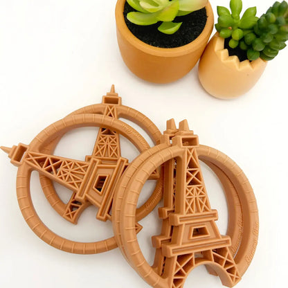 Vintage-inspired Paris Tower Teether