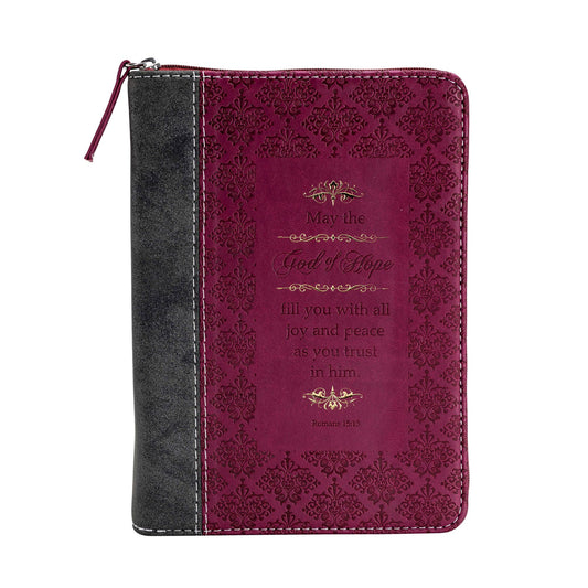 Divinity Boutique - Divine Details: Journal Black And Burgundy Romans 15: 13