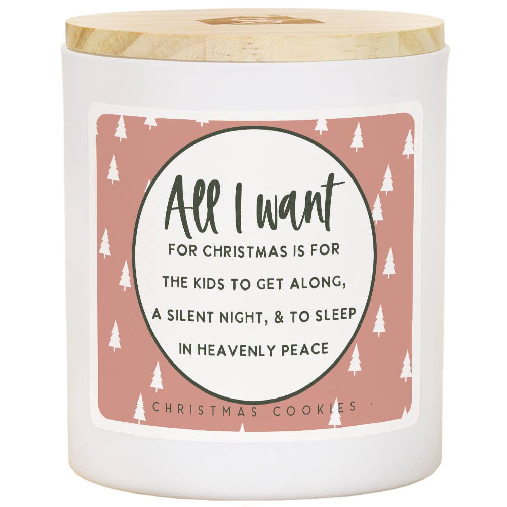 All I Want Kids Christmas Candle