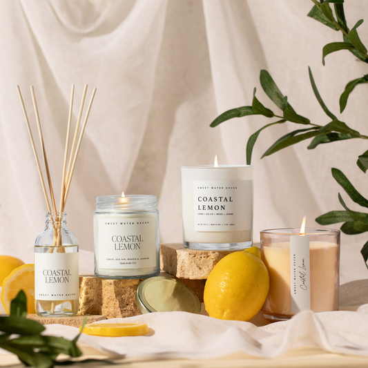Coastal Lemon 11 oz Soy Candle