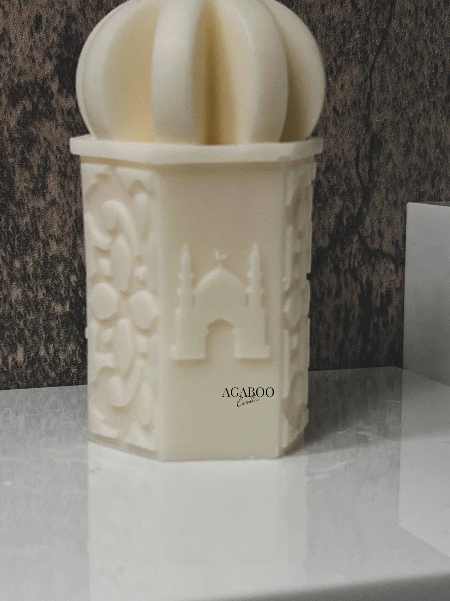 Castle Cylindrical Candle 2x4.5in - Religion - Shaped