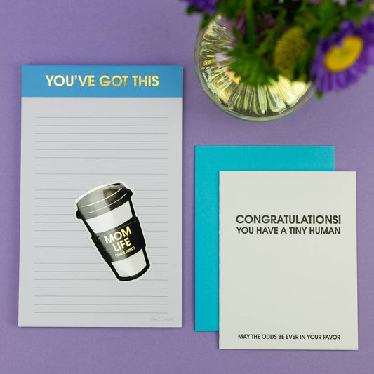 Chez Gagné - You've Got This - Lined Notepad - Sea Blue - 65 perforated pages - 5x8