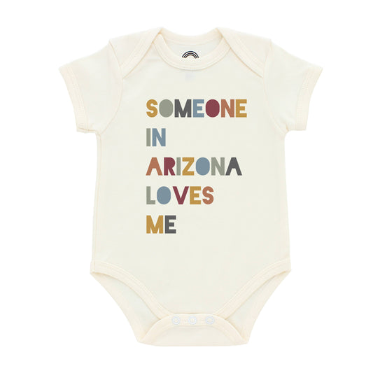 Someone in AZ Loves Me Arizona Baby Gift Cotton Onesie