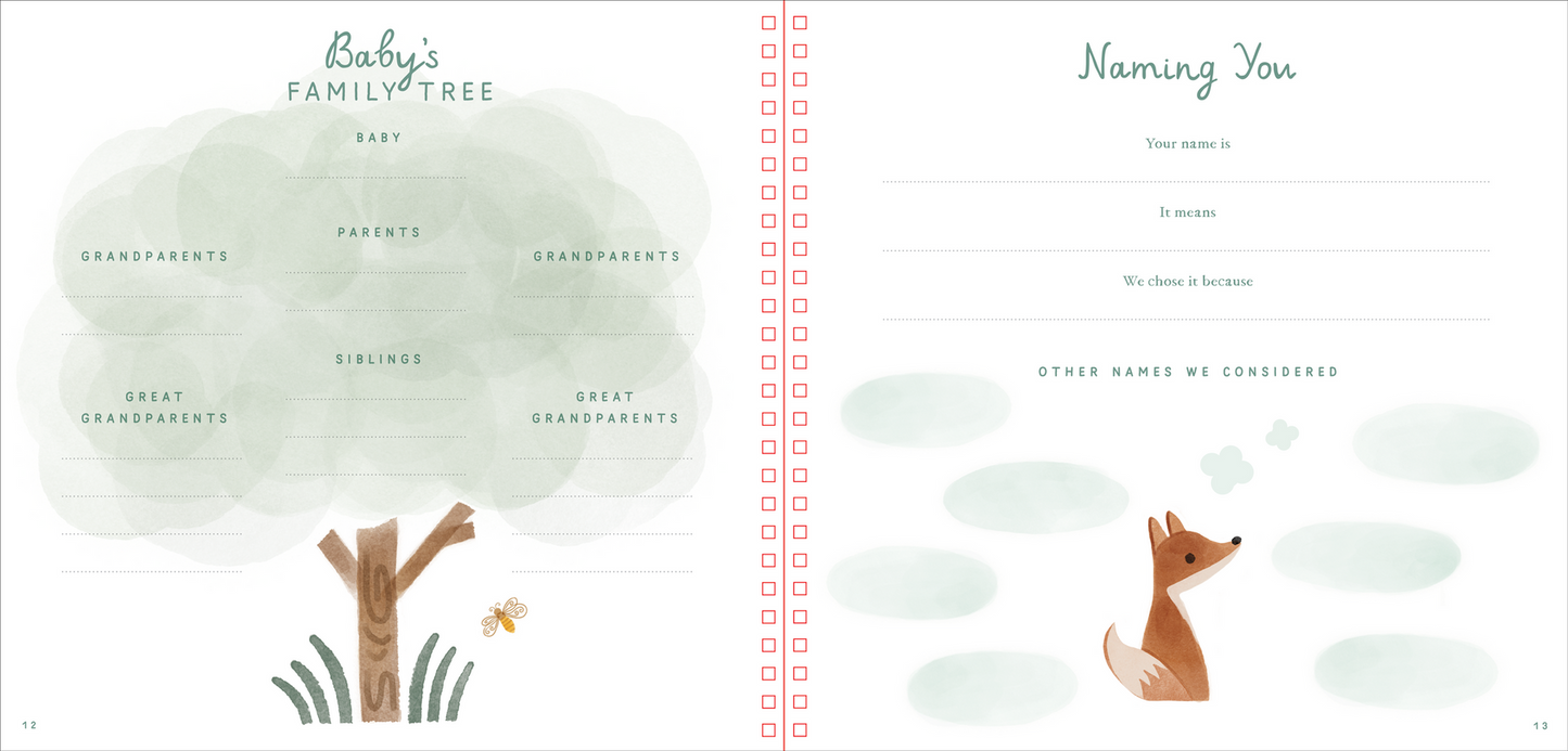 Baby's First Years: Baby Book and Keepsake Photo Album