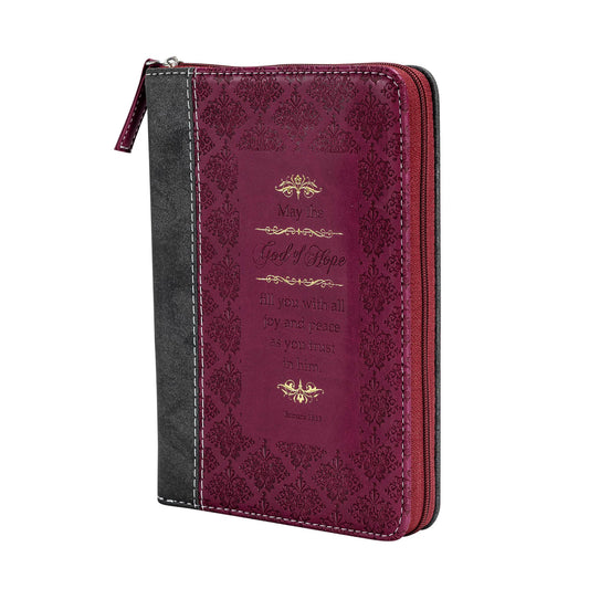 Divinity Boutique - Divine Details: Journal Black And Burgundy Romans 15: 13
