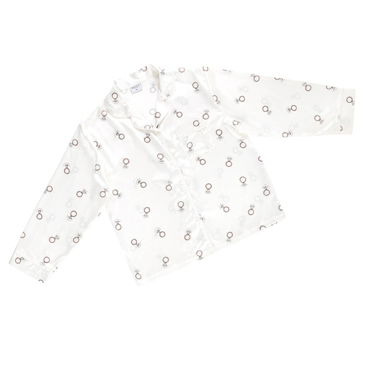 Bella Sleep + Spa - Long Sleeve PJ Set - White Rings