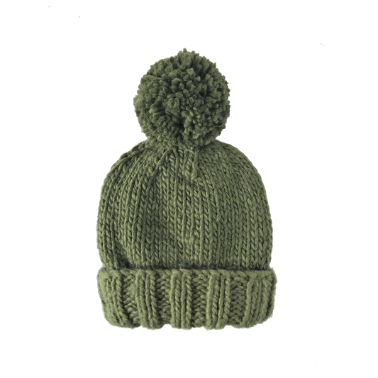 Classic Pom Hat, Moss | Kids & Baby Fall Christmas Holiday
