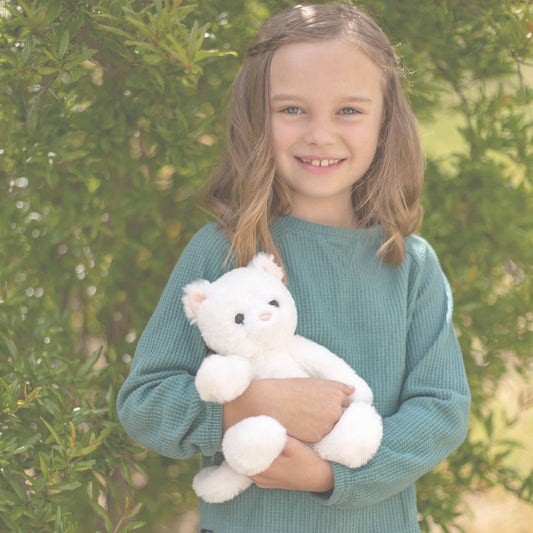 10 pulgadas - Gatito blanco