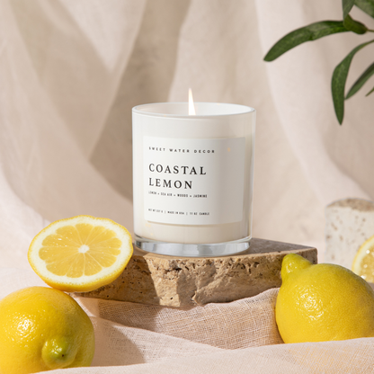 Coastal Lemon 11 oz Soy Candle