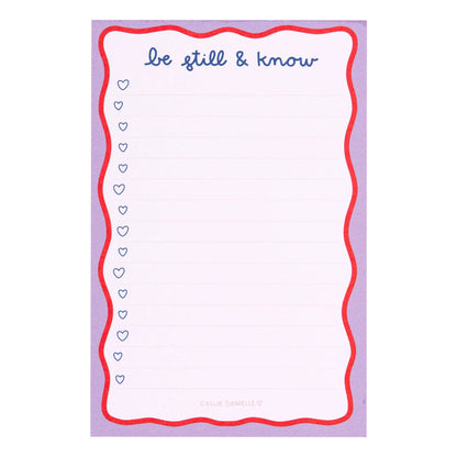 Be Still & Know Notepad