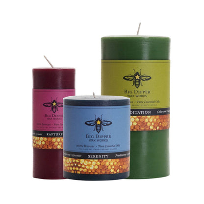 Beeswax Pillar Candle – Aromatherapy