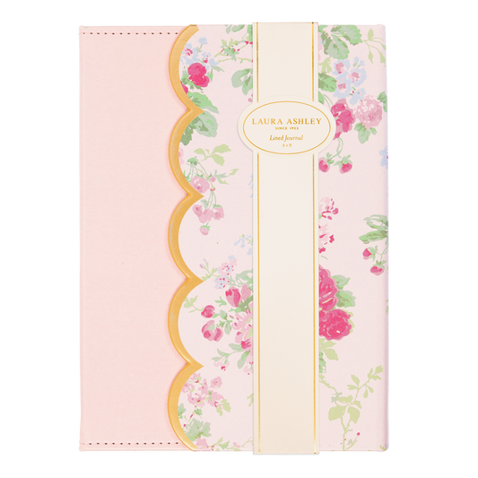 Laura Ashley English Garden Flap Journal Pink 6x8