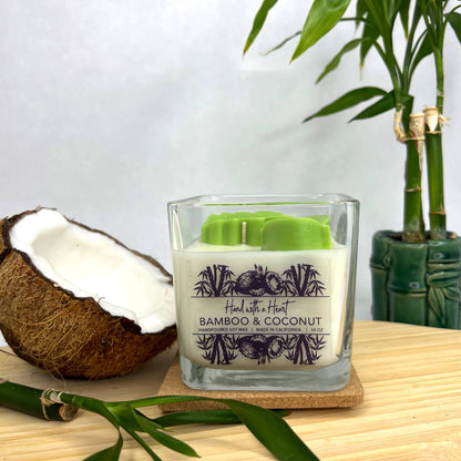 Bamboo & Coconut Soy Wax Candle